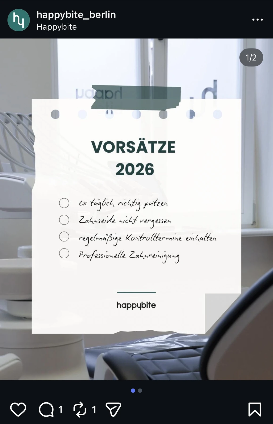 Instagram: Vorsätze 2026.